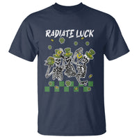 St. Patrick's Day T Shirt Radiate Luck Funny Skeleton Radiology - Wonder Print Shop