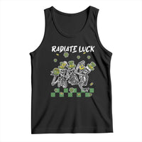 St Patrick's Day Tank Top Radiate Luck Funny Skeleton Radiology