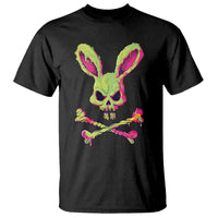 Easter Day T Shirt Bunny Skull Cross Bone Melting - Wonder Print Shop