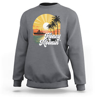 Honeymoon Sweatshirt Beach Trip Married Couple Matching - Wonder Print Shop