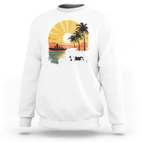 Honeymoon Sweatshirt Beach Trip Married Couple Matching - Wonder Print Shop