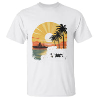 Honeymoon T Shirt Beach Trip Married Couple Matching - Wonder Print Shop