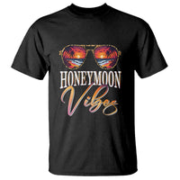 Honeymoon Vibes T Shirt Beach Trip Married Couple Matching - Wonder Print Shop