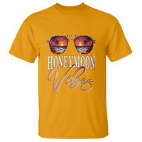 Honeymoon Vibes T Shirt Beach Trip Married Couple Matching - Wonder Print Shop