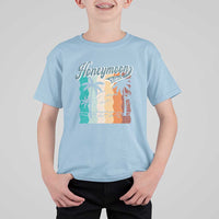 Honeymoon Vibe T Shirt For Kid Beach Trip Married Couple Matching - Wonder Print Shop