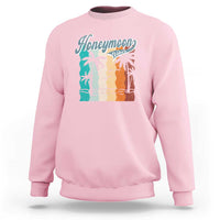 Honeymoon Vibe Sweatshirt Beach Trip Married Couple Matching - Wonder Print Shop