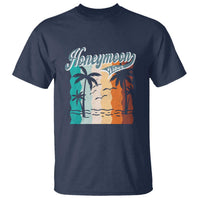 Honeymoon Vibe T Shirt Beach Trip Married Couple Matching - Wonder Print Shop