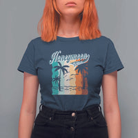 Honeymoon Vibe T Shirt For Women Beach Trip Married Couple Matching - Wonder Print Shop