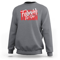 10th Wedding Anniversary Sweatshirt 10 Years Down Forever To Go Marriage Couple - Wonder Print Shop