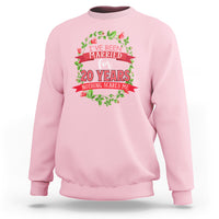 20th Wedding Anniversary Sweatshirt Marriaged For 20 Years Nothing Scares Me - Wonder Print Shop