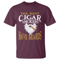 Cigar Lover T Shirt The Best Cigar Smokers Have Beards - Wonder Print Shop