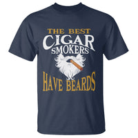 Cigar Lover T Shirt The Best Cigar Smokers Have Beards - Wonder Print Shop