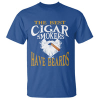 Cigar Lover T Shirt The Best Cigar Smokers Have Beards - Wonder Print Shop