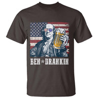 Funny 4th Of July Drinking T Shirt Ben Drankin Benjamin Franklin Patriotic Party - Wonder Print Shop