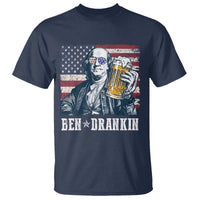 Funny 4th Of July Drinking T Shirt Ben Drankin Benjamin Franklin Patriotic Party - Wonder Print Shop