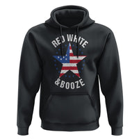 Funny 4th Of July Drinking Hoodie Red White And Booze Patriotic Party - Wonder Print Shop