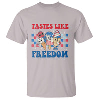 Funny 4th Of July T Shirt Tastes Like Freedom American Ice Cream - Wonder Print Shop