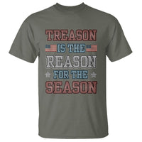 Funny 4th Of July T Shirt Treason Is The Reason For The Season - Wonder Print Shop