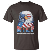 Funny 4th Of July T Shirt Damn I Love Freedom - Wonder Print Shop