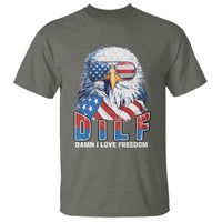 Funny 4th Of July T Shirt Damn I Love Freedom - Wonder Print Shop