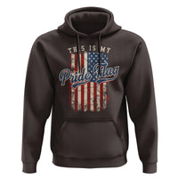American Patriotic Hoodie This Is My Pride Flag 4th Of July - Wonder Print Shop