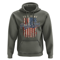 American Patriotic Hoodie This Is My Pride Flag 4th Of July - Wonder Print Shop