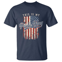 American Patriotic T Shirt This Is My Pride Flag 4th Of July - Wonder Print Shop