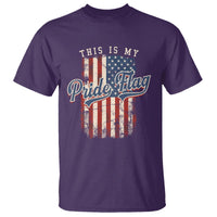 American Patriotic T Shirt This Is My Pride Flag 4th Of July - Wonder Print Shop