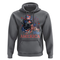 4th Of July Dog Bless America US Patriotic Hoodie - Wonder Print Shop