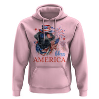 4th Of July Dog Bless America US Patriotic Hoodie - Wonder Print Shop