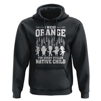 Orange For Native Child Hoodie Truth And Reconciliation Indigenous Children - Wonder Print Shop