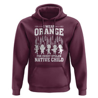 Orange For Native Child Hoodie Truth And Reconciliation Indigenous Children - Wonder Print Shop