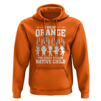 Orange For Native Child Hoodie Truth And Reconciliation Indigenous Children - Wonder Print Shop