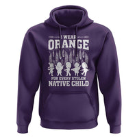 Orange For Native Child Hoodie Truth And Reconciliation Indigenous Children - Wonder Print Shop