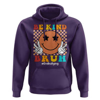 Anti Bullying Hoodie Be Kind Bruh Unity Day Orange Groovy