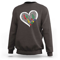 Unity Day Sweatshirt Orange Heart Be Kind Anti Bullying - Wonder Print Shop