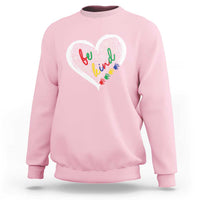 Unity Day Sweatshirt Orange Heart Be Kind Anti Bullying - Wonder Print Shop