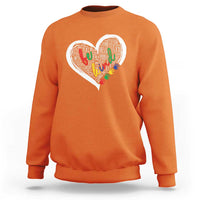 Unity Day Sweatshirt Orange Heart Be Kind Anti Bullying - Wonder Print Shop