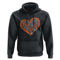 Anti Bullying Hoodie Orange Heart Be Kind Unity Day