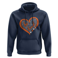 Anti Bullying Hoodie Orange Heart Be Kind Unity Day