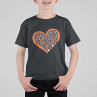 Anti Bullying T Shirt For Kid Orange Heart Be Kind Unity Day - Wonder Print Shop