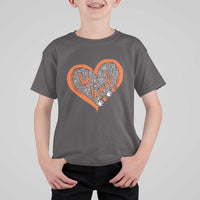 Anti Bullying T Shirt For Kid Orange Heart Be Kind Unity Day - Wonder Print Shop