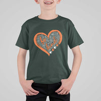 Anti Bullying T Shirt For Kid Orange Heart Be Kind Unity Day - Wonder Print Shop