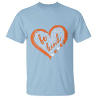 Anti Bullying T Shirt Orange Heart Be Kind Unity Day - Wonder Print Shop