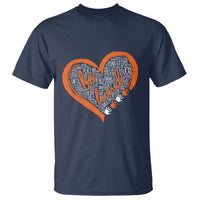 Anti Bullying T Shirt Orange Heart Be Kind Unity Day - Wonder Print Shop