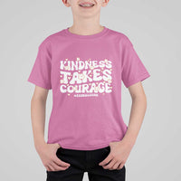 Be Kind T Shirt For Kid Kindness Takes Courage End Bullying - Wonder Print Shop