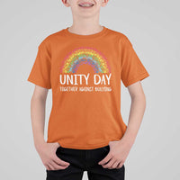 Unity Day T Shirt For Kid Together Against Bullying Rainbow Anti Bully - Wonder Print Shop