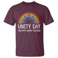 Unity Day T Shirt Together Against Bullying Rainbow Anti Bully - Wonder Print Shop
