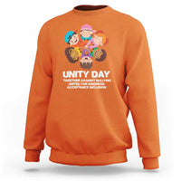 Unity Day Sweatshirt Together Against Bullying Cute Kids End Bullying - Wonder Print Shop