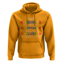 Anti Bullying Hoodie Share Kindness Promotion Acceptange Encourage Inclusion